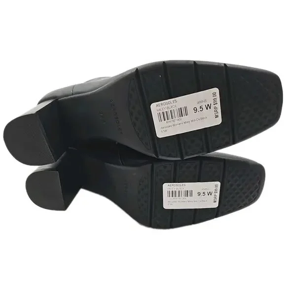 Aerosoles ~Woman Size 9.5W~ Black Miley Mid-Ca Ankle Boots NWOB. - Picture 14 of 14